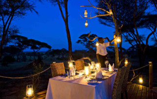 Africa; Tanzania; Sanctuary Swala; Deck Dinner